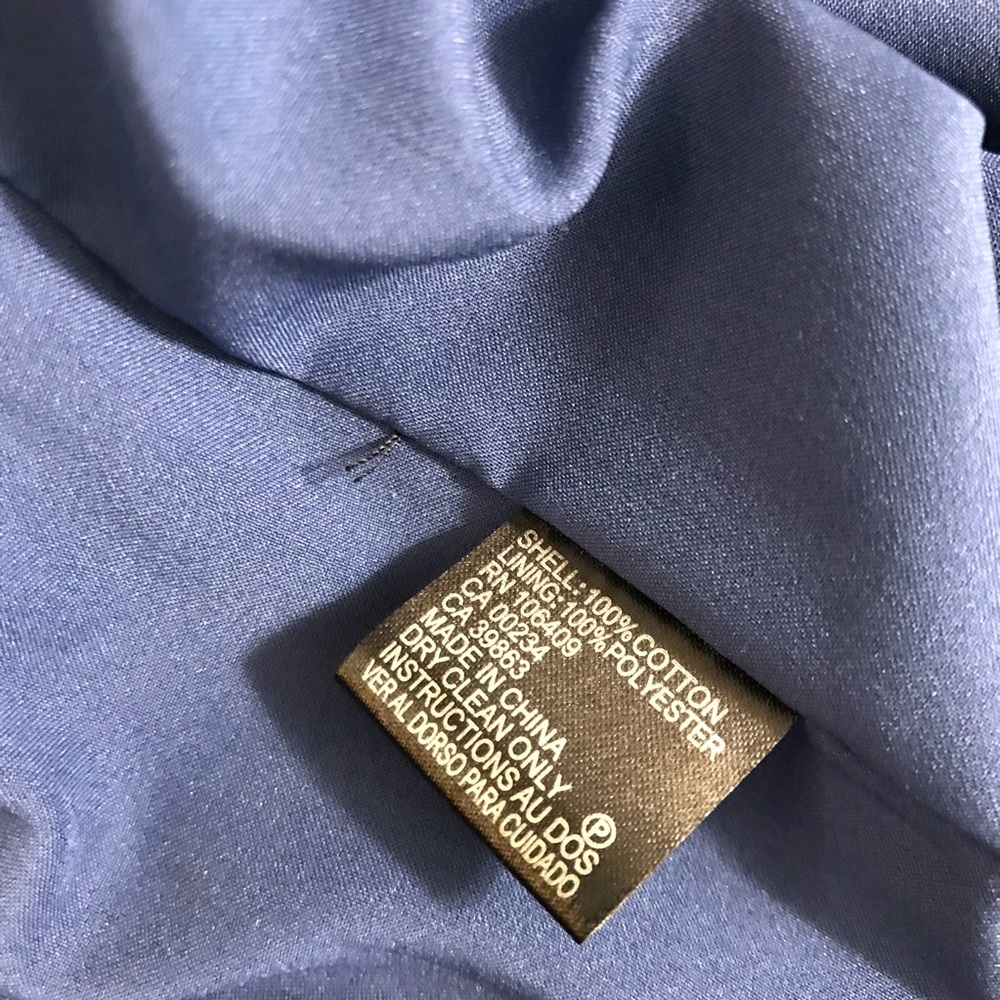 NWT Tahari Arthur S Levine Denim Blue Dress Sz 4 - Picture 8 of 8